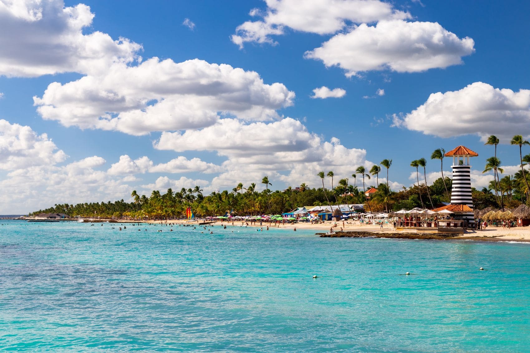 Playa Dominicus nahe Bayahibe in der Dominikanischen Republik 