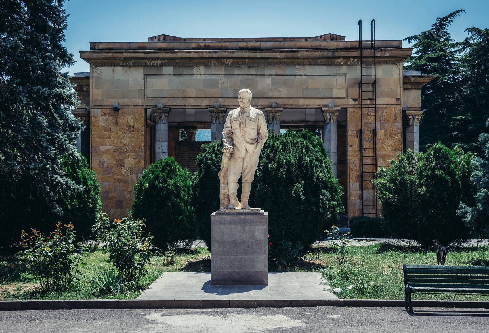 Statue von Stalin in Gori, Georgien 