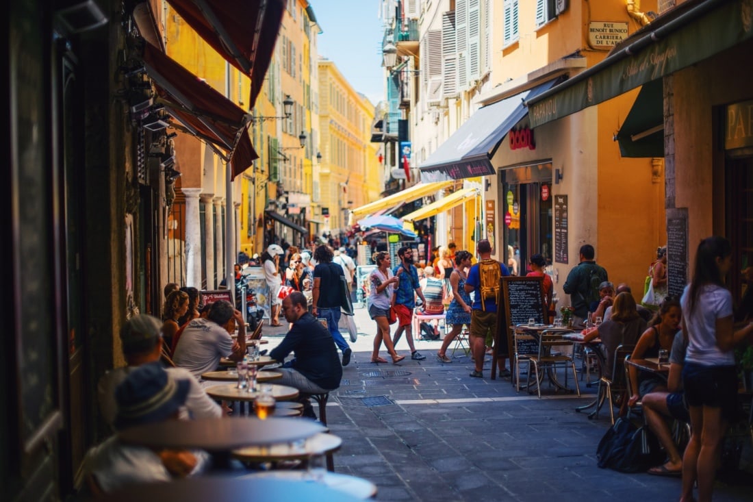 Straße in der Altstadt von Valletta