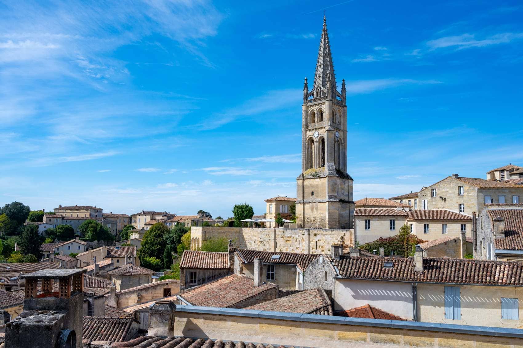 Kirche in Saint-Emilion, Frankreich