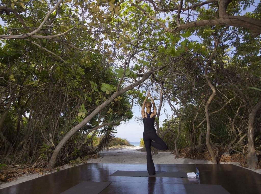 Yoga im Amanpulo