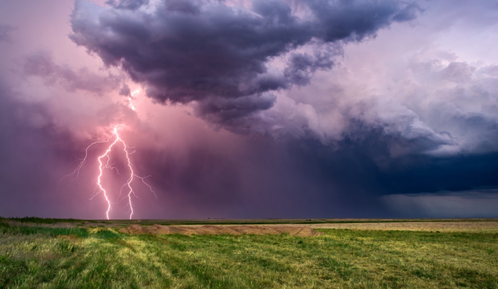 Tipps bei Gewitter: vorsicht vor den Blitzen