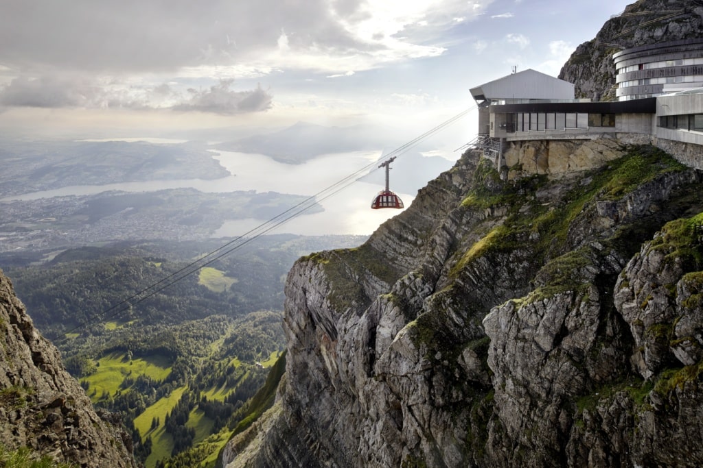 Seilbahn in Pilatus