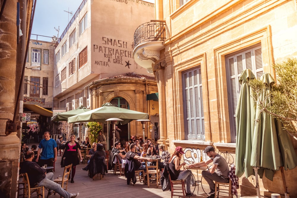 Ledra Street in Nikosia