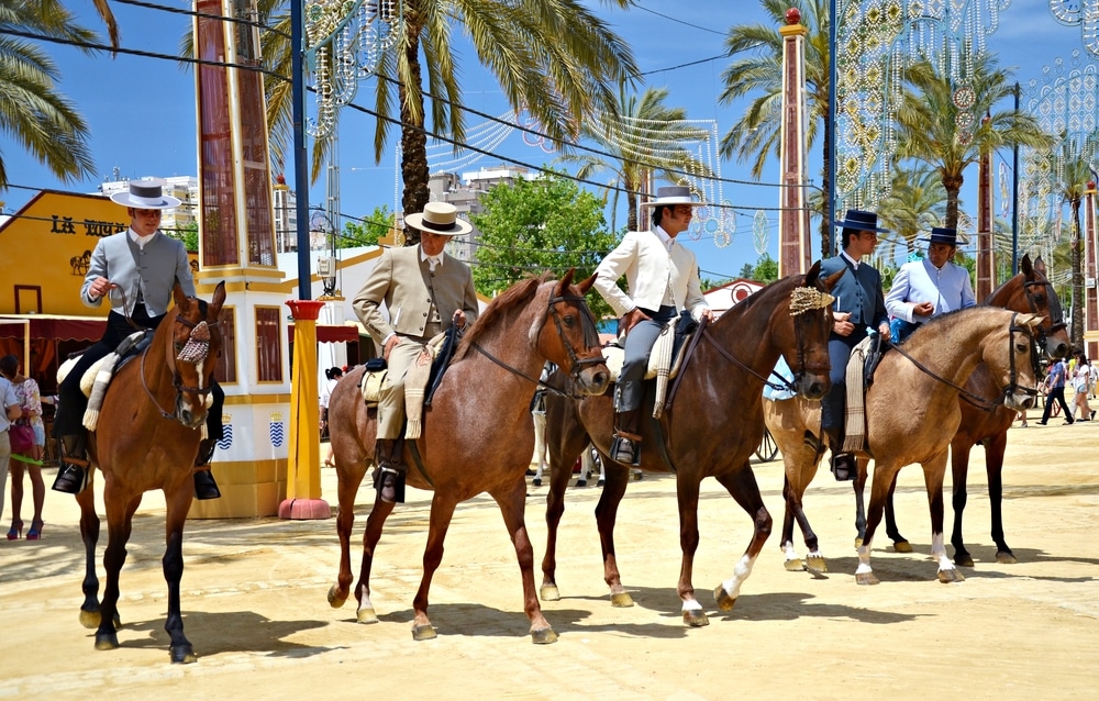 Reiter in Jerez de la Frontera