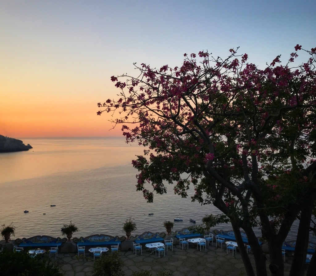 Terrasse des Küste vor dem Il San Pietro di Positano
