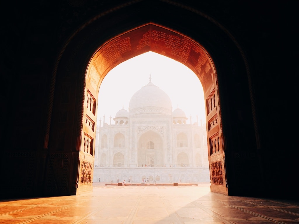 Taj Mahal im Morgengrauen - Indien-Erlebnisse