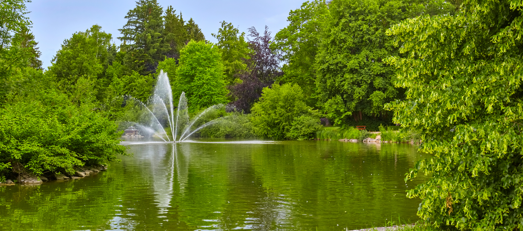 Einer der besten Kurparks in Bayern ist der in Bad Wörishofen