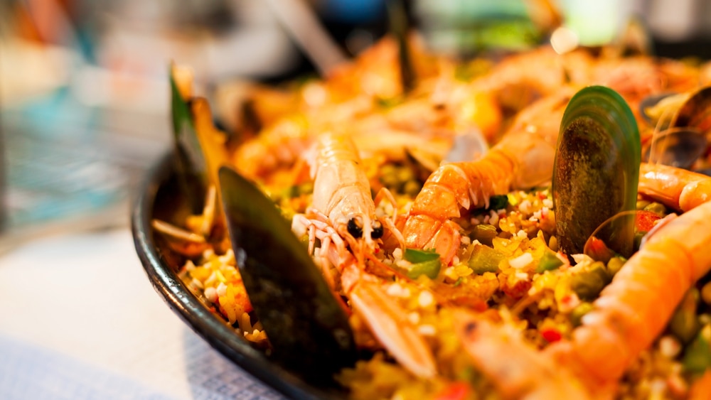 Paella-Gericht
