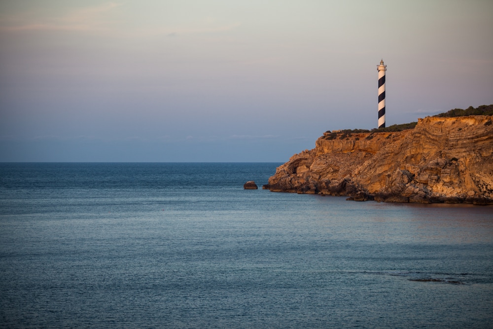 Leuchtturm Far del Moscarter auf Ibiza Portinatx
