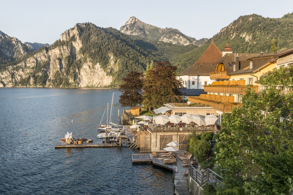 Haus am See in Österreich: Seehotel das Traunsee