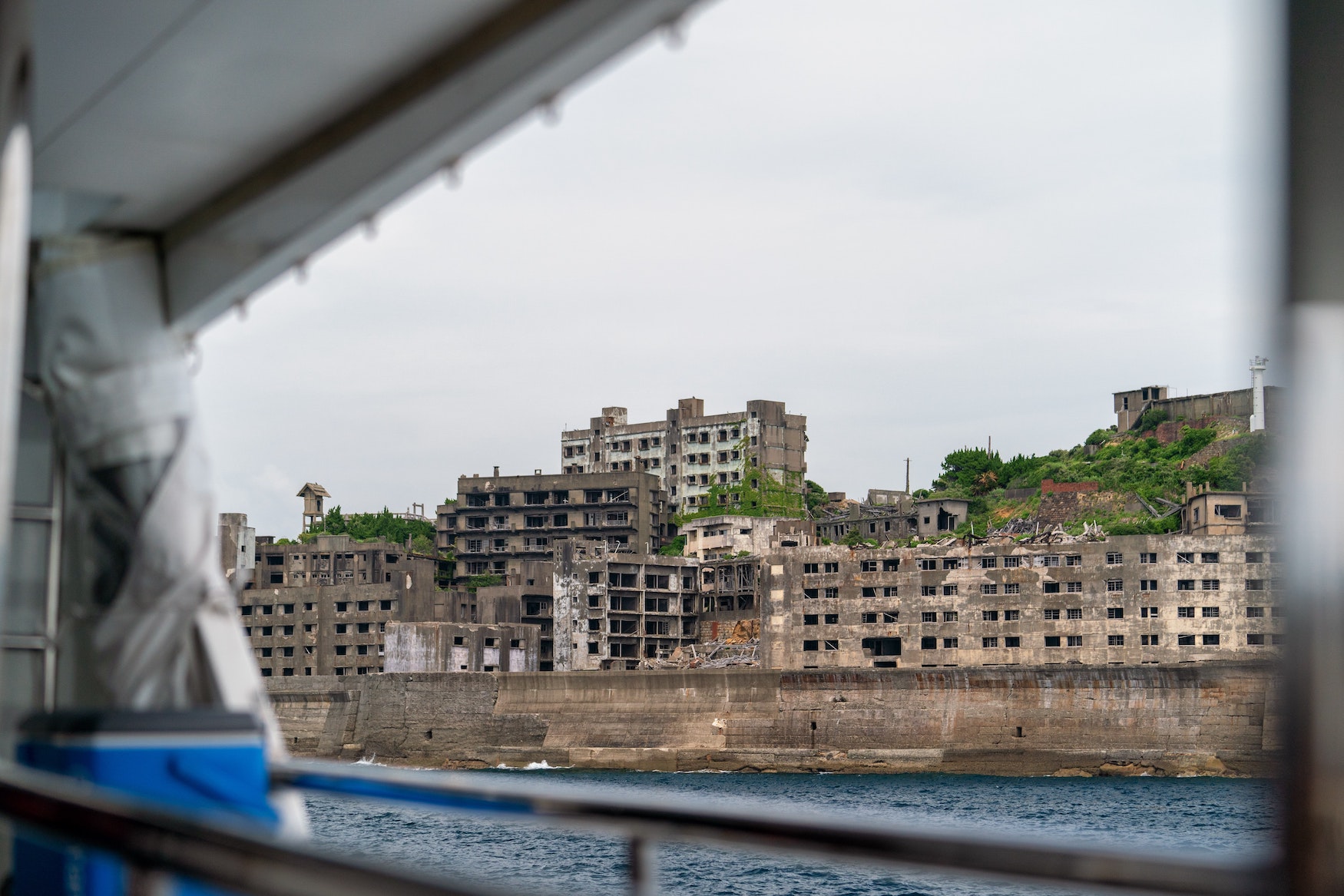 Verlassene Hashima-Insel in Japan