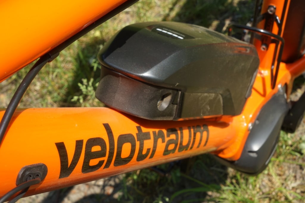 Akku des E-Bikes Velotraum