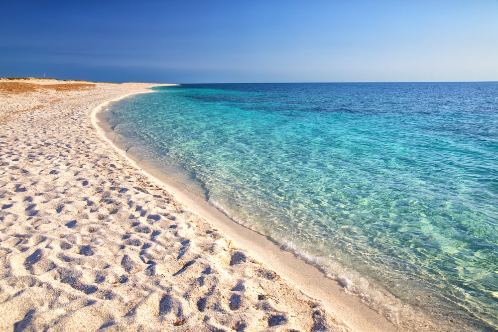 Arutas Beach in Sardinien