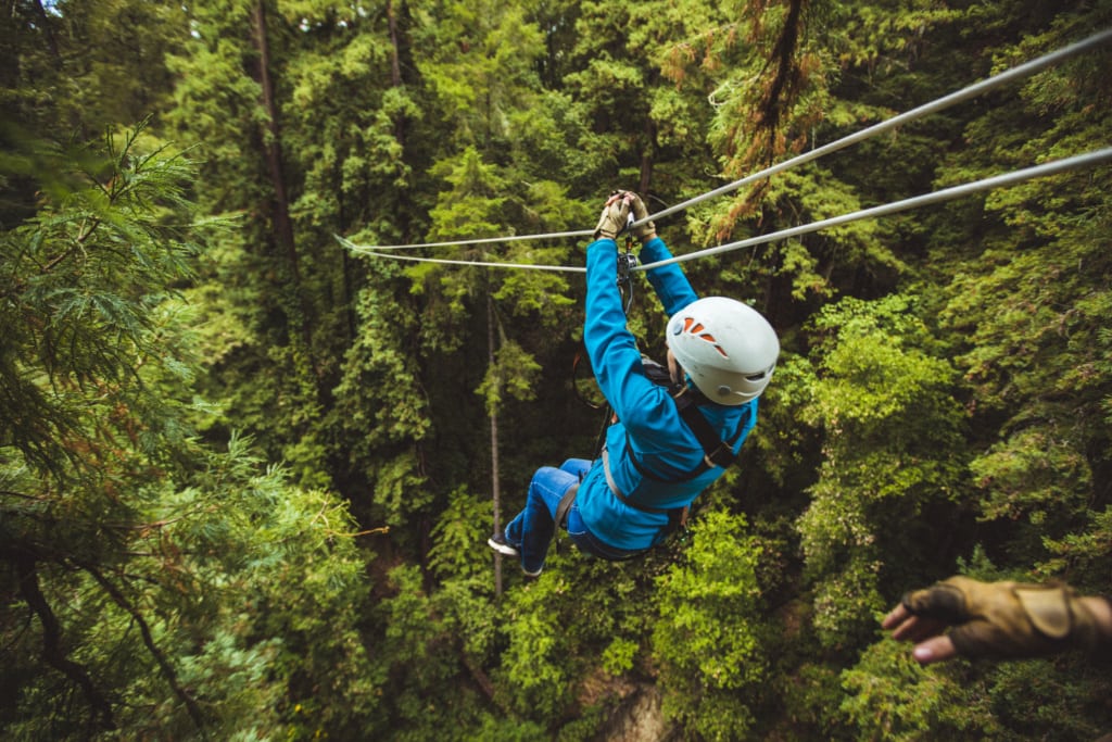 Ziplines im Mount Hermon Adventures Abenteuerpark