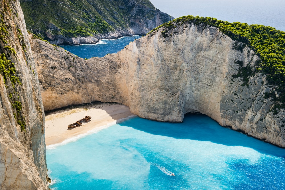 Navagio Beach in Griechenland