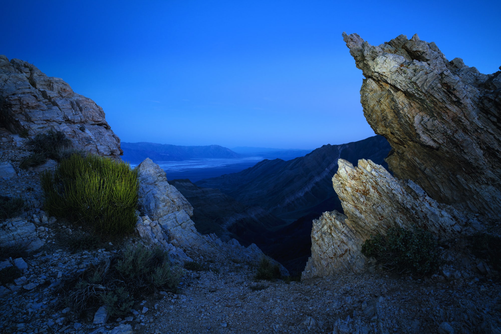 Aguere View Point im Death Valley im US-amerikanischen Bundesstaat Kalifornien