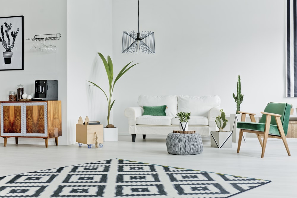 klinische Wohnung mit tollem Interior