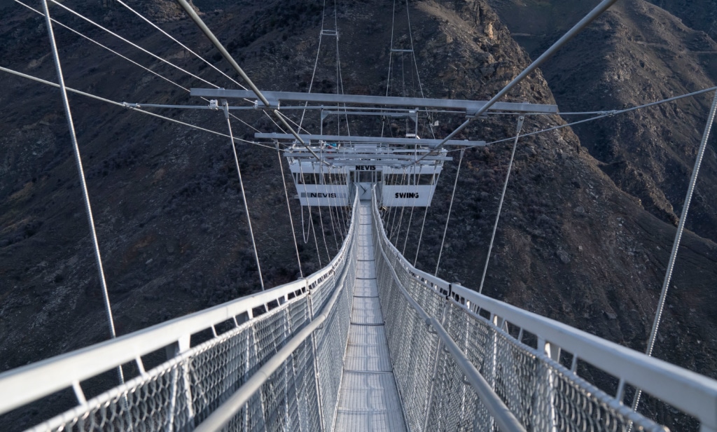 Na, wer traut sich? Das Nevis Katapult ist nun in Queenstown in Neuseeland eröffnet.