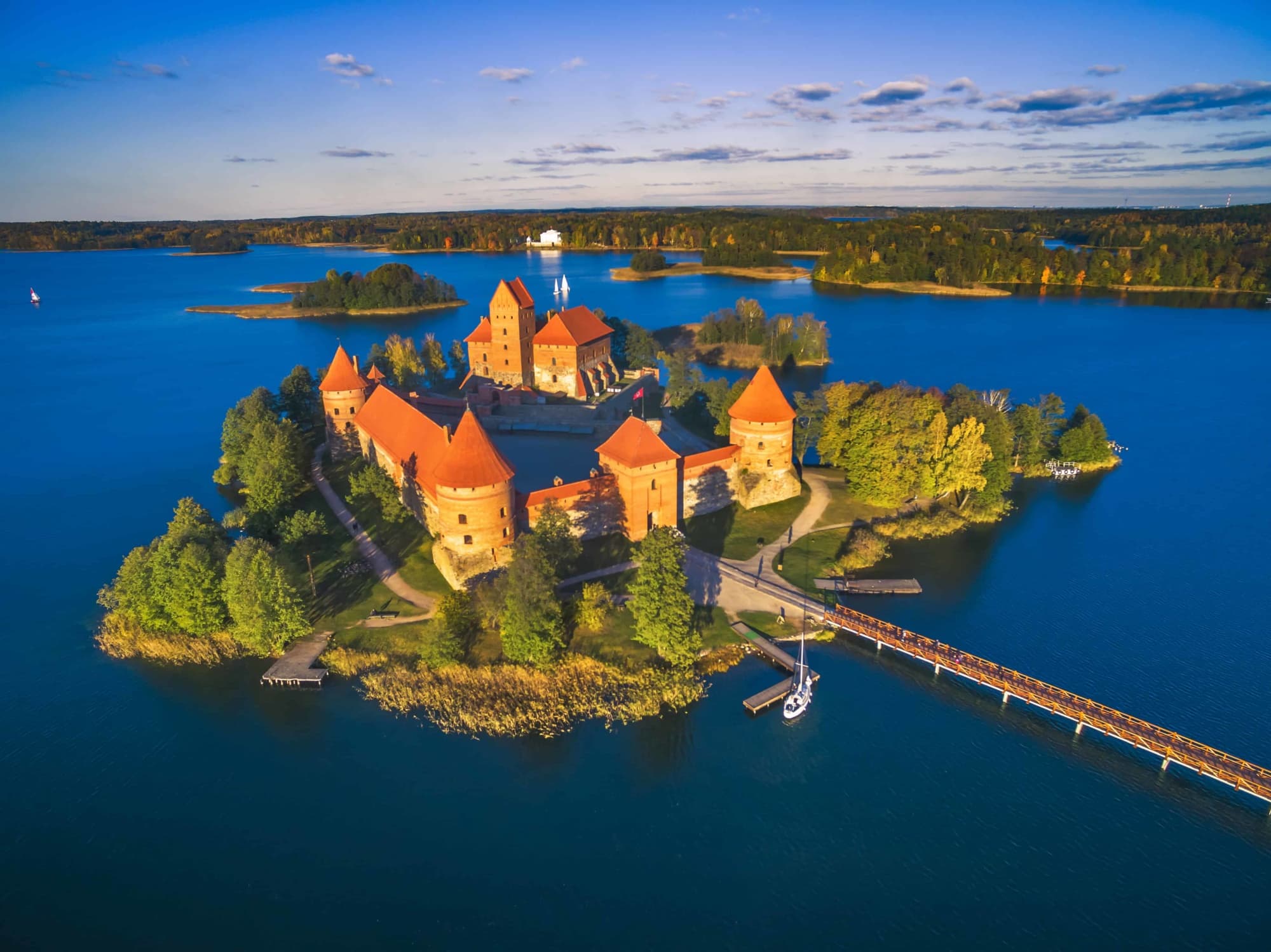 Die Wasserburg von Trakai wurde zum Wahrzeichen Litauens.