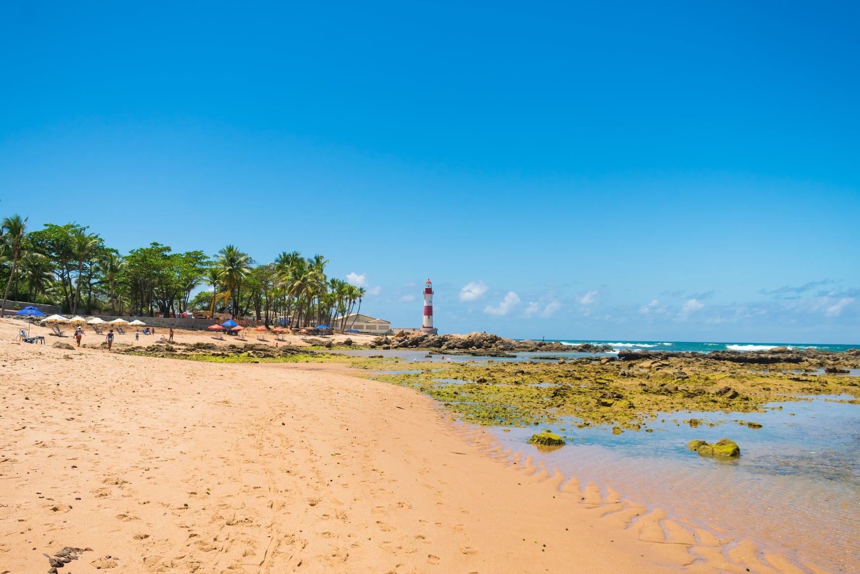 Leuchtturm von Itapua nahe Salvador da Bahia