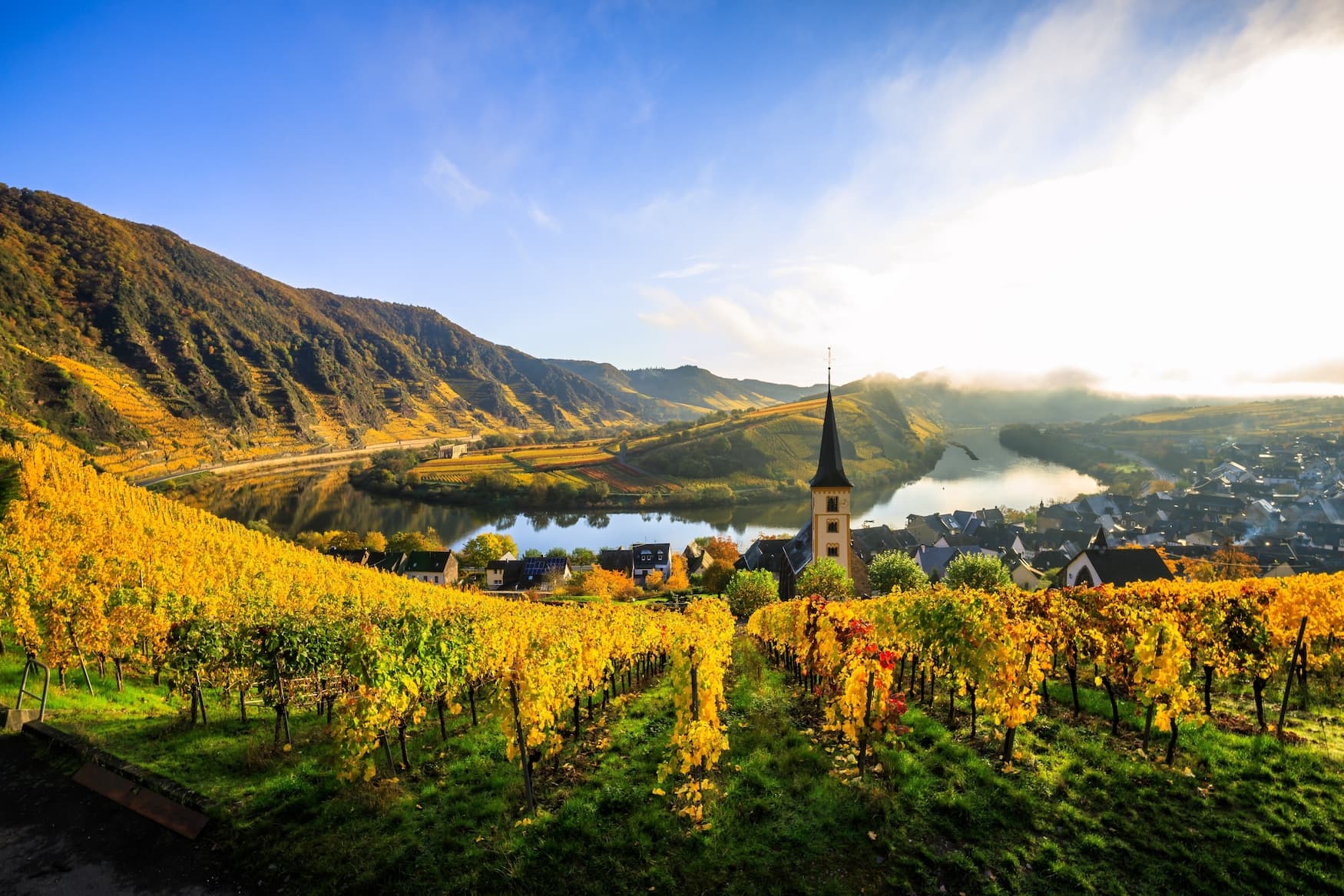 Wandertouren im Herbst an der Mosel