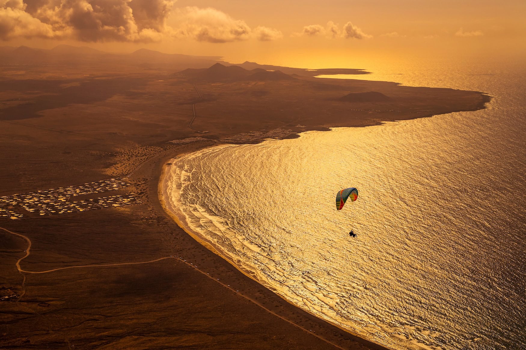 Paragliding auf Lanzarote