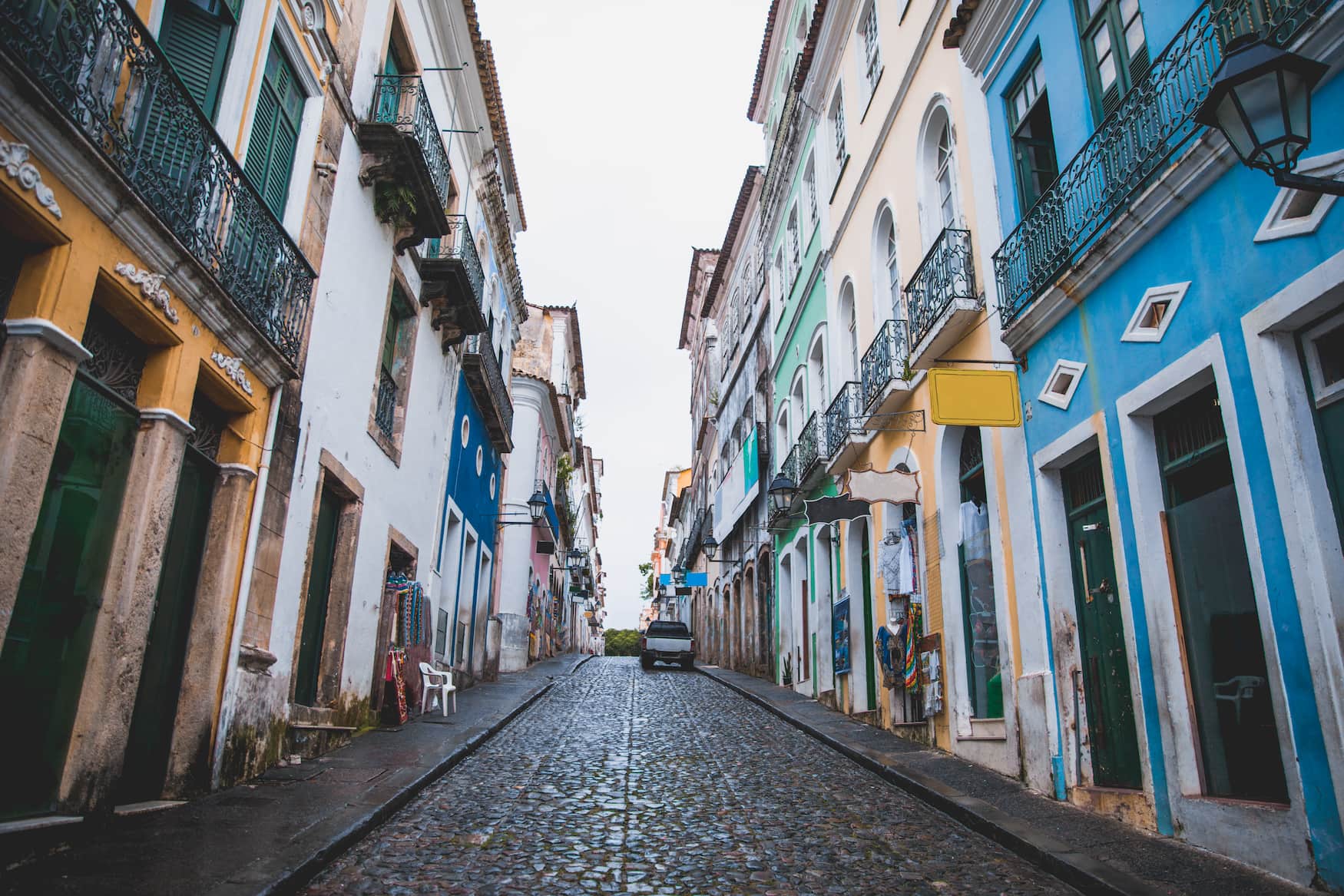 Straßen im Viertel von Pelourinho in Salvador da Bahia