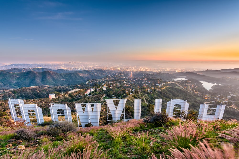 View from Hollywood sign