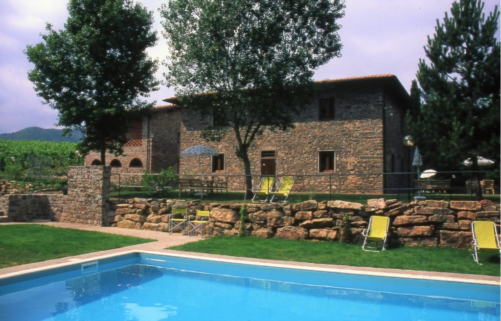 Pool im Castello di Querceto