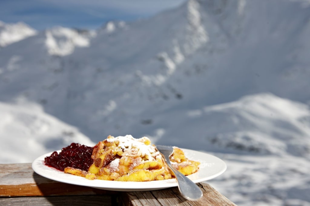 Kaiserschmarrn auf der Schützhütte Schöne Aussicht in Südtirol