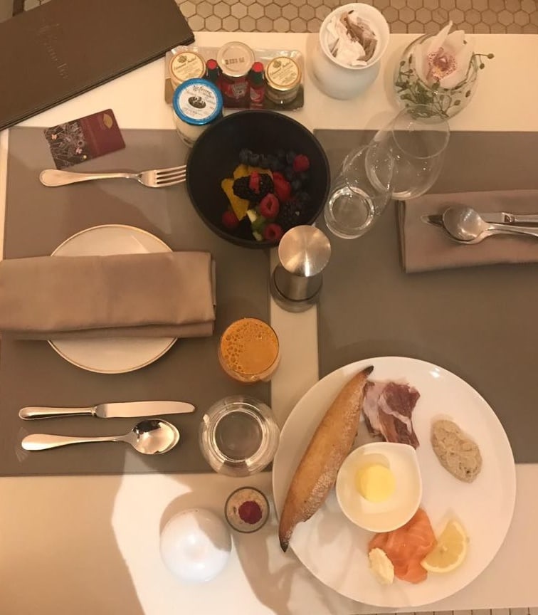 Essen im Mandarin Oriental Paris