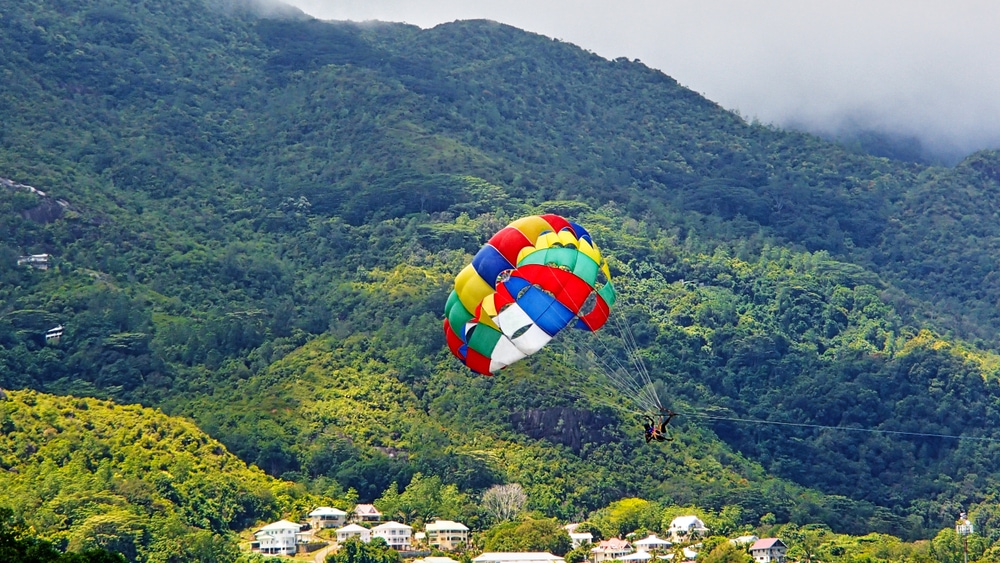 Parasailing auf den Seychellen