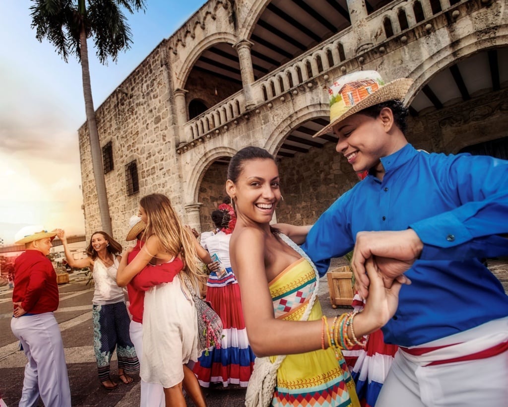 Merengue-Tänzer in Santo Domingo