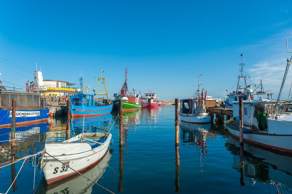 Hafen in Sassnitz auf Rügen