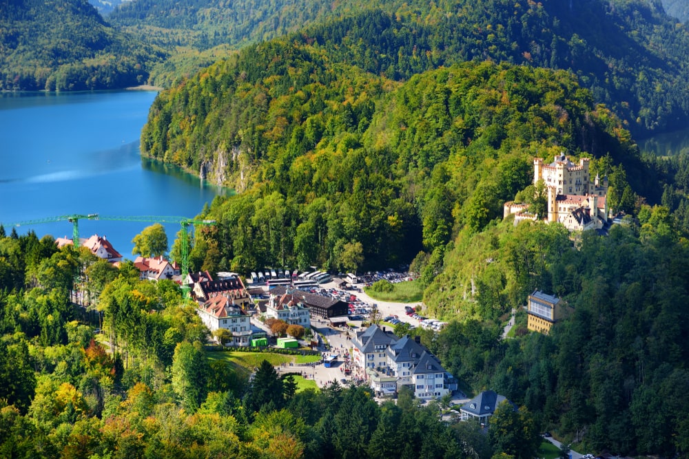 Schloss Hohenschwangau in Bayern
