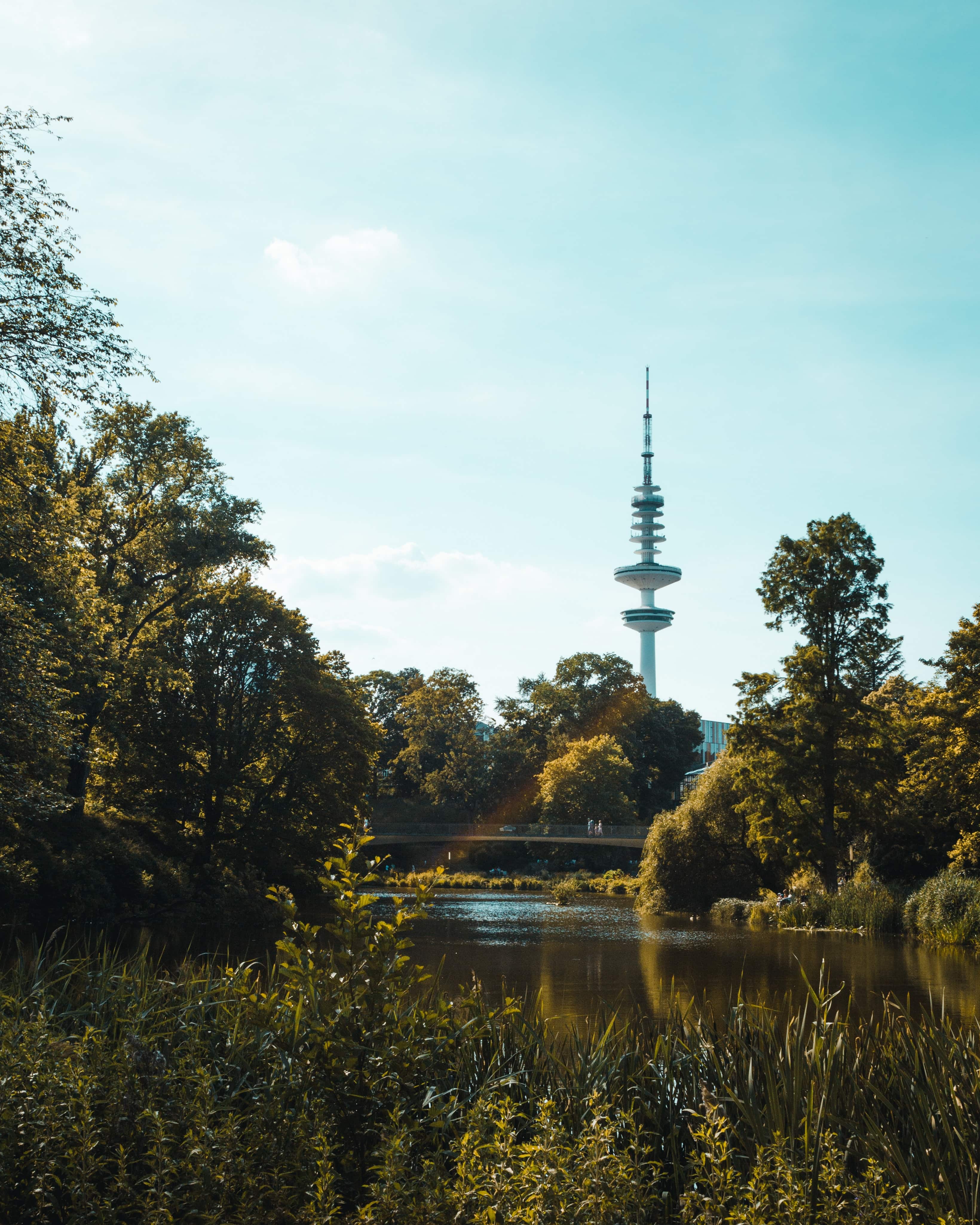 Herbstlicher Tag im Planten un Blomen Stadtpark in Hamburg