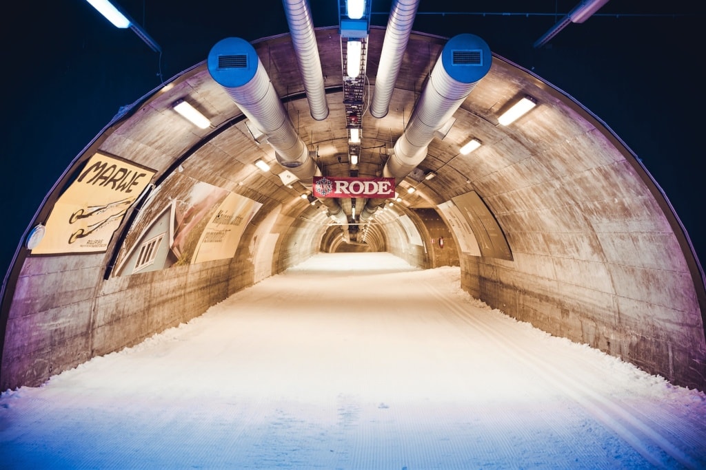 Skitunnel in Vuakatti