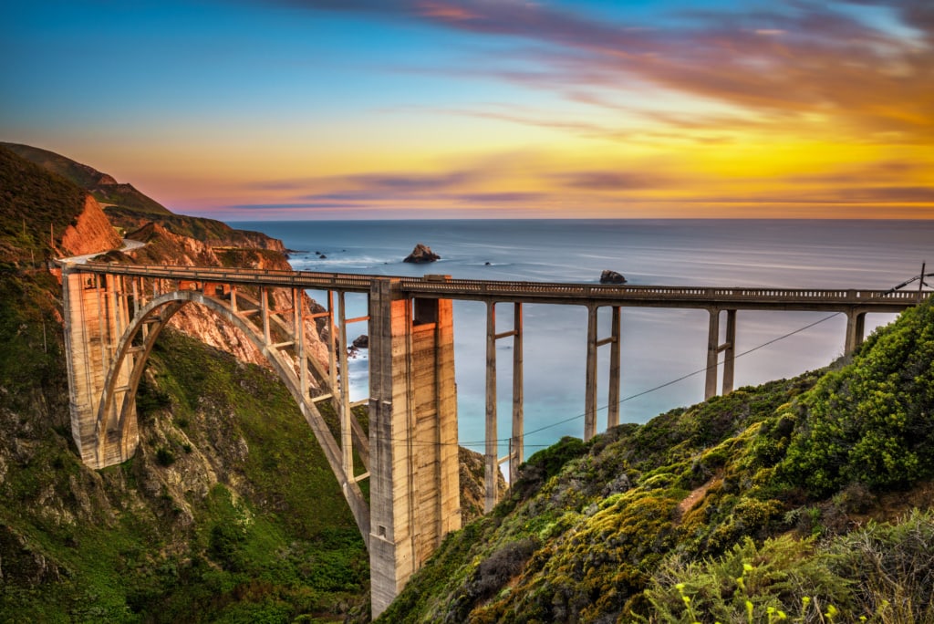 Bixby Creek Bridge in Kalifornien