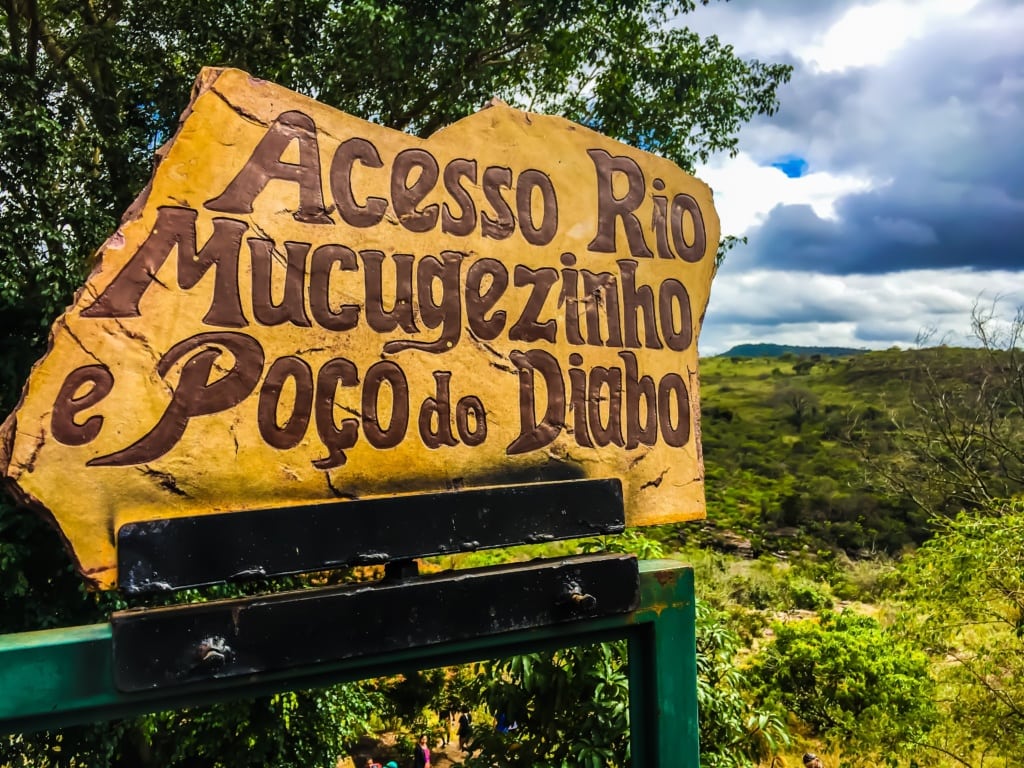 Acesso Poco do Diabo in der Chapada Diamantina