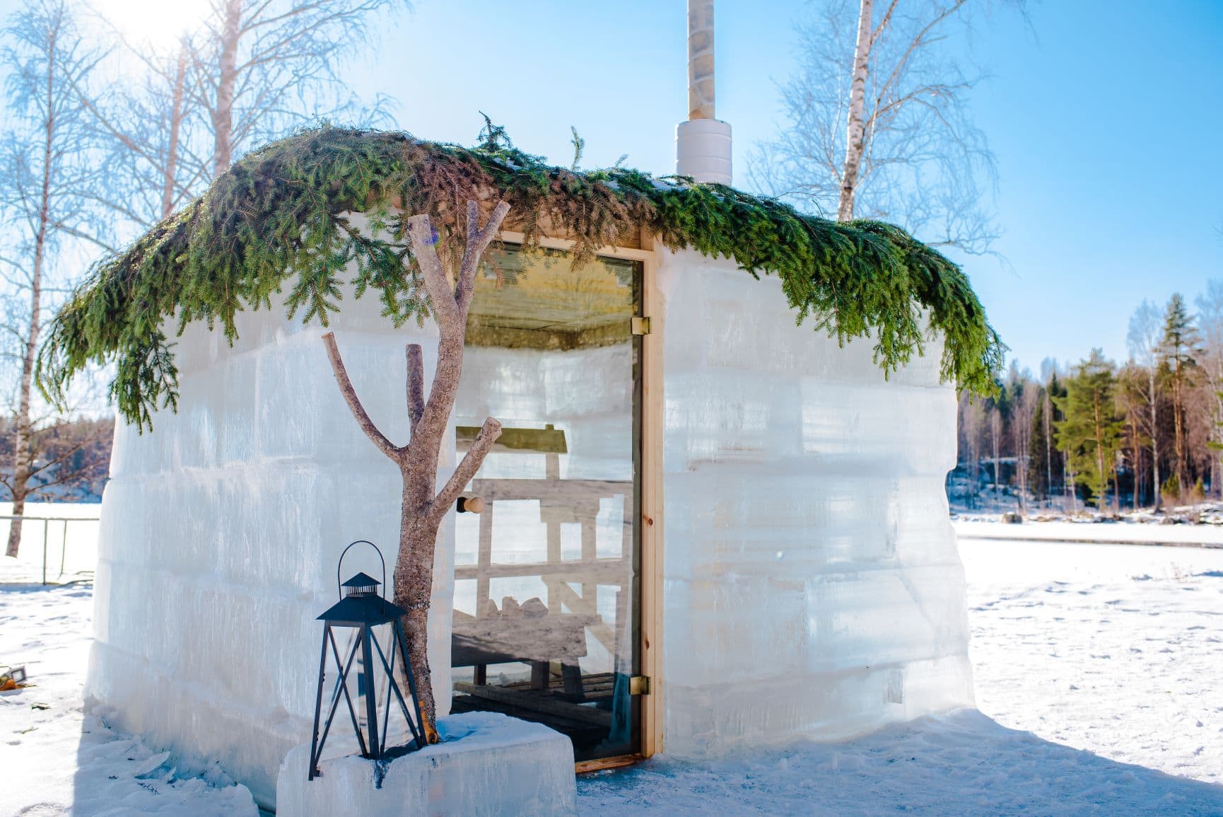 Ice Sauna im Sahanlahti Resort