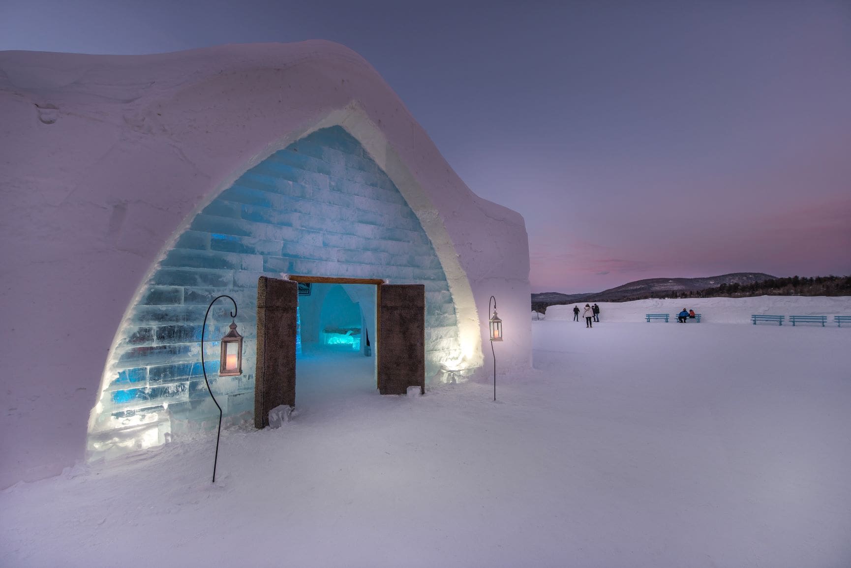 Hotel de Glace in Saint-Gabriel-De-Valcartier, Kanada