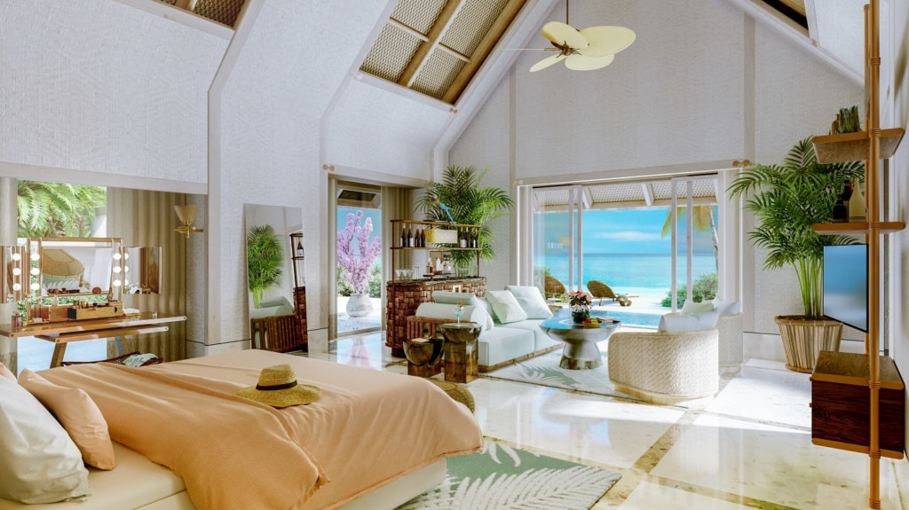 Beach Villa im Joali Maldives