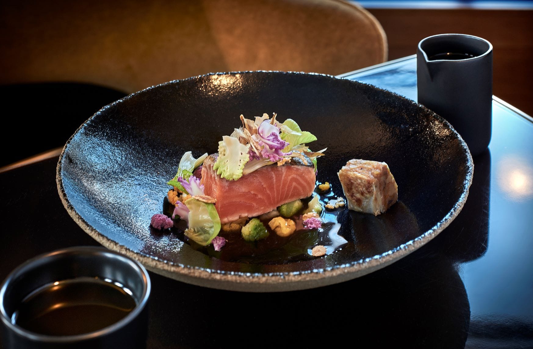 Lachs im Koori-Restaurant