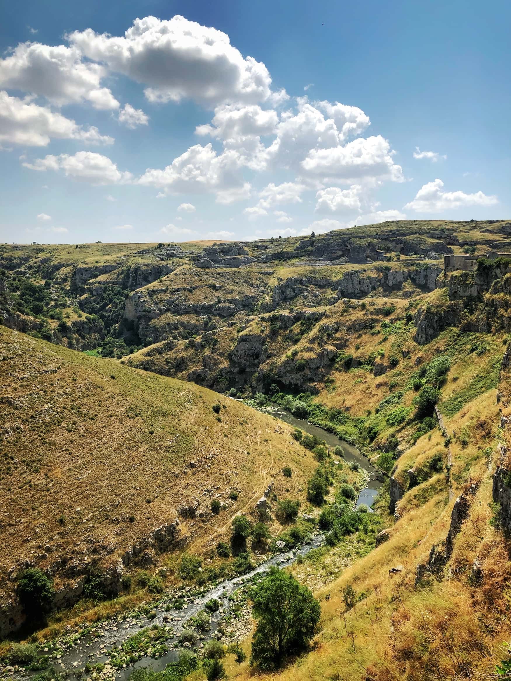 Schlucht bei Matera