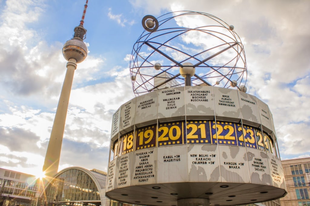 Weltzeituhr in Berlin