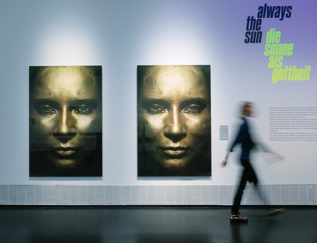 Die Ausstellung " Shine on me . Wir und die Sonne " am 27.09.2018 im Hygienemuseum in Dresden .