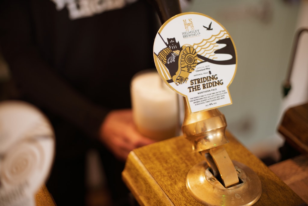 Zapfhahn der Helmsley Brewing Co aus England