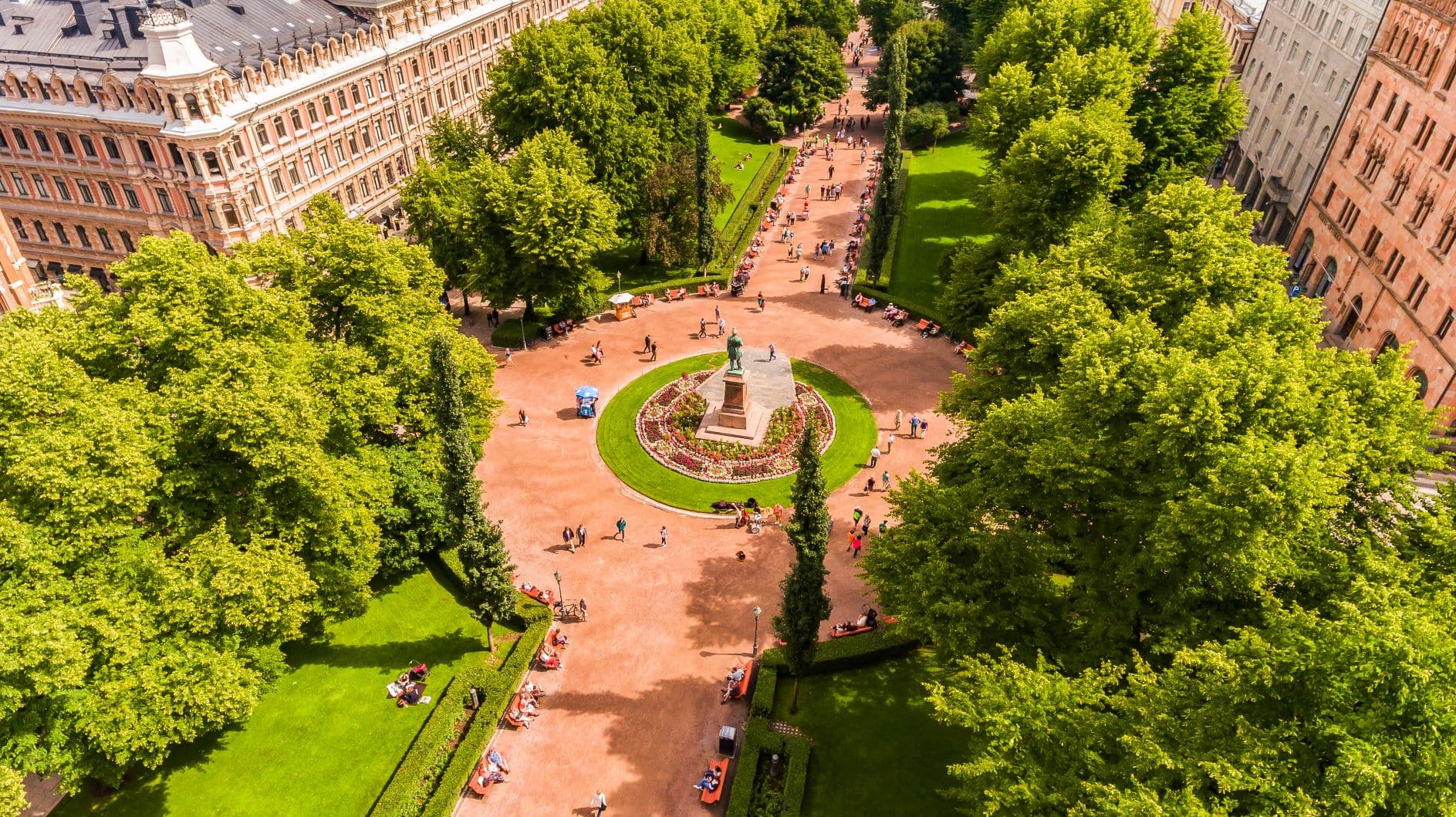 Esplanade in Helsinki