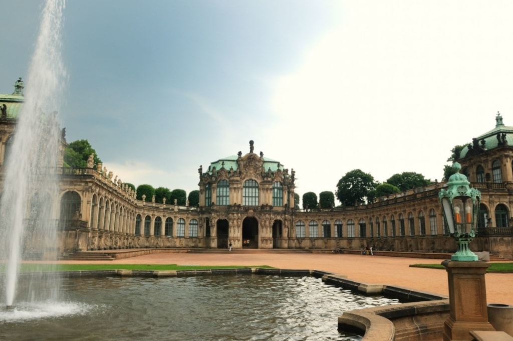 Innenhof des Zwingers in Dresden